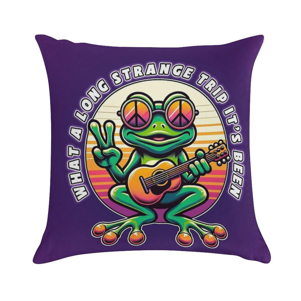 What A Long Strange Trip Soft Gift Ready Throw Pillow