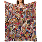 Quilt Top Versatility Throw Blanket