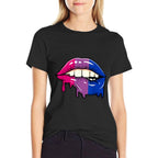 Dripping Bisexual Lips Bi Pride  Affordable Price T-Shirt