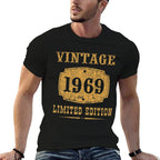 50 Years Old Boy Gifts 50th Birthday Gifts Vintage Graphic Premium  Breathable T-Shirt