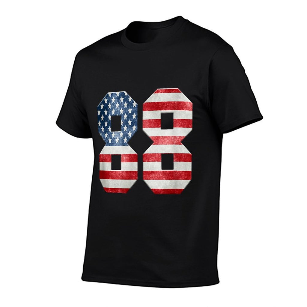 88 Baseball Number 88 Vintage With American USA Retro  Vintage-inspired T-Shirt