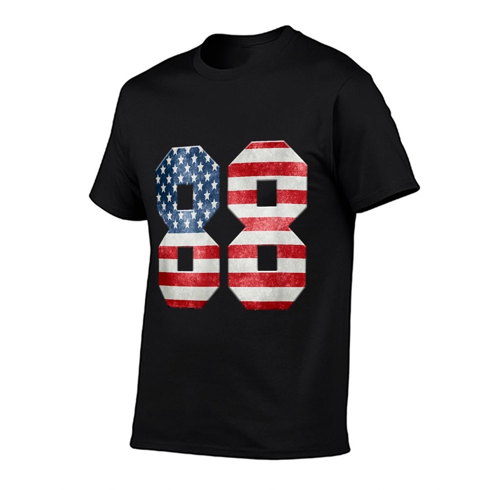 88 Baseball Number 88 Vintage With American USA Retro  Vintage-inspired T-Shirt