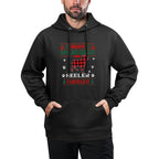 Heeler Dog Lover Christmas Pajama Xmas Ugly Christmas Adjustable Hood Hoodie