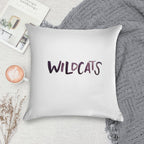 Wildcats Soft Hidden Zipper Throw Pillow