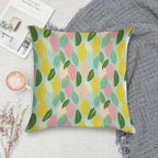 Modern Abstract Lemon Pattern Soft Multiple Sizes Throw Pillow