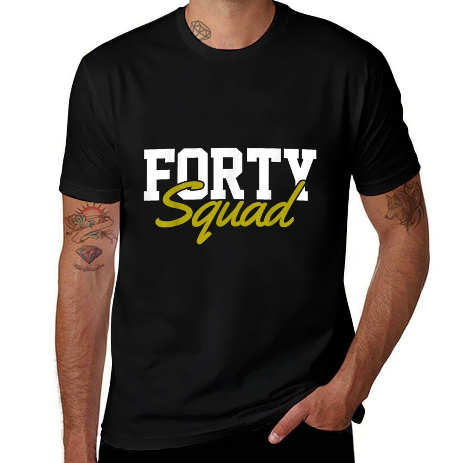 40th Birthday  Oversized Silhouette T-Shirt