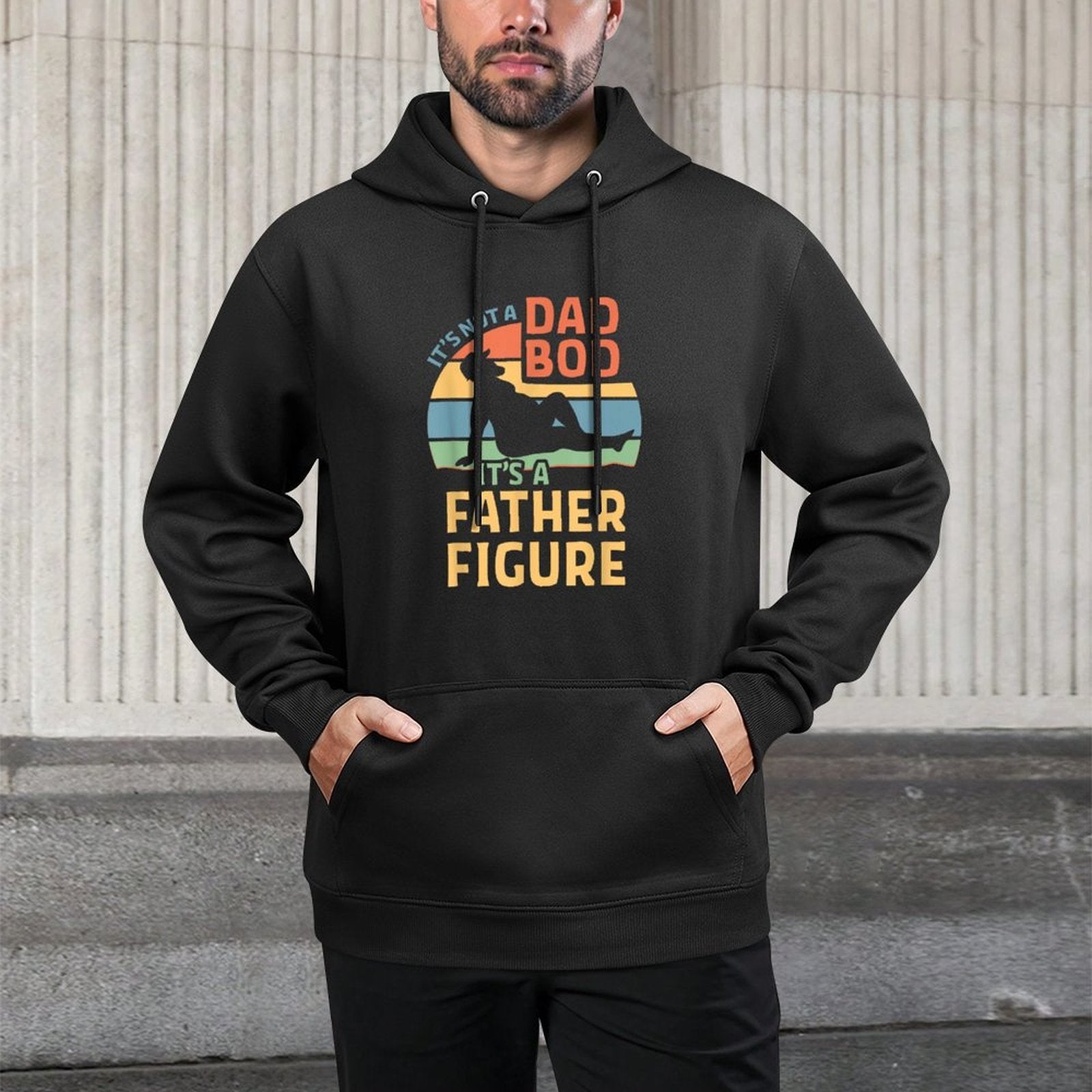 Its Not A Dad Bod Its A Father Figure Relaxed Fit Hoodie