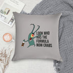 Plankton Secret Formula Handmade Drink Soft High-Density Material Throw Pillow