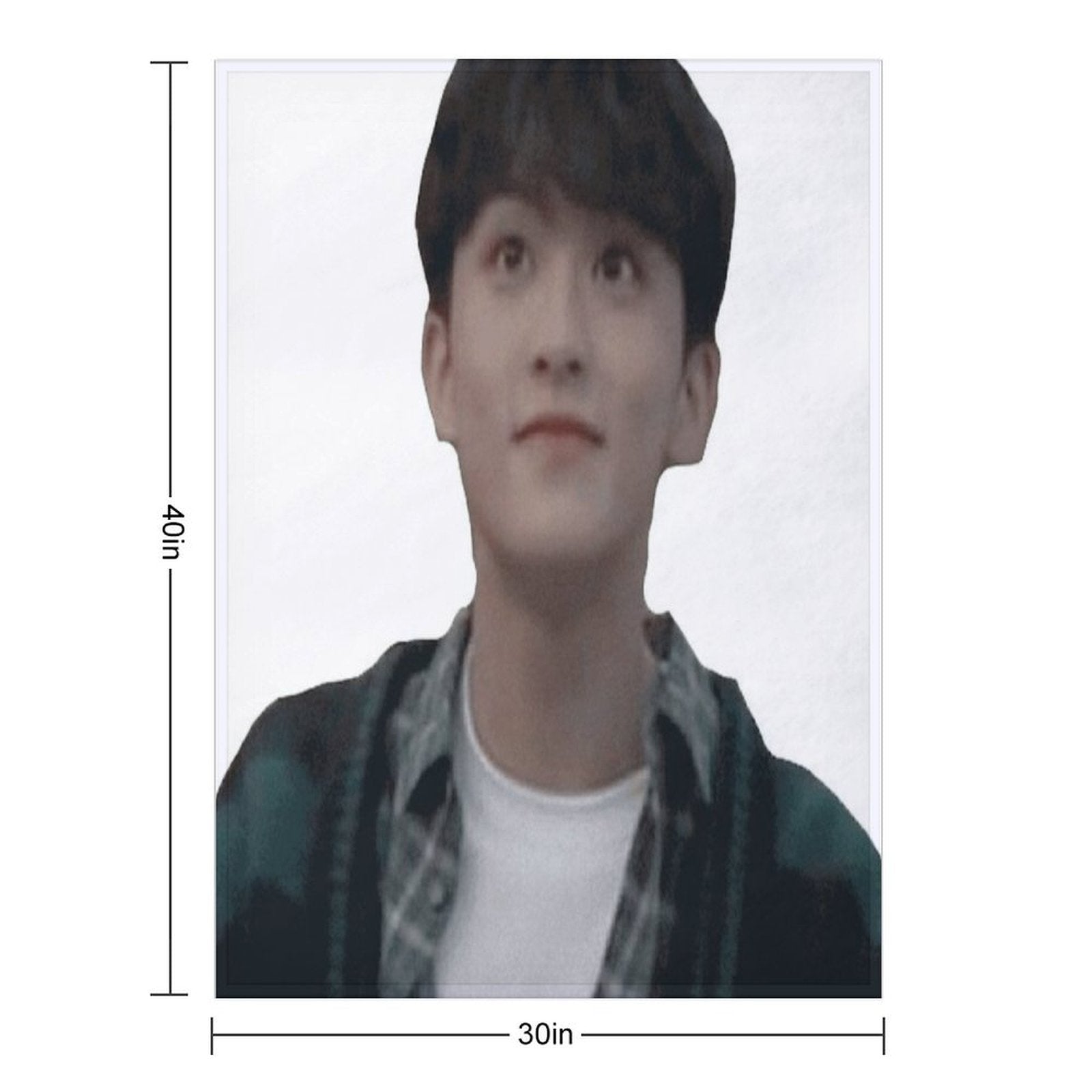 Mark Lee Machine-washable Throw Blanket