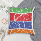 South Park Minimal Faces Soft High-Density Material Throw Pillow