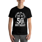 50th Birthday Las Vegas Trip Rolling Dice Gambling Gift  Vintage-inspired T-Shirt