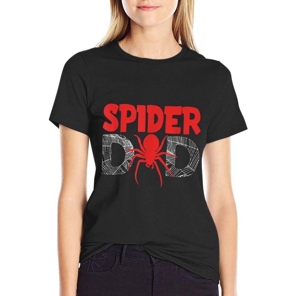 Funny Spider Dad Design For Men Male Parents Spider Lovers  Slim-fit Cut T-Shirt