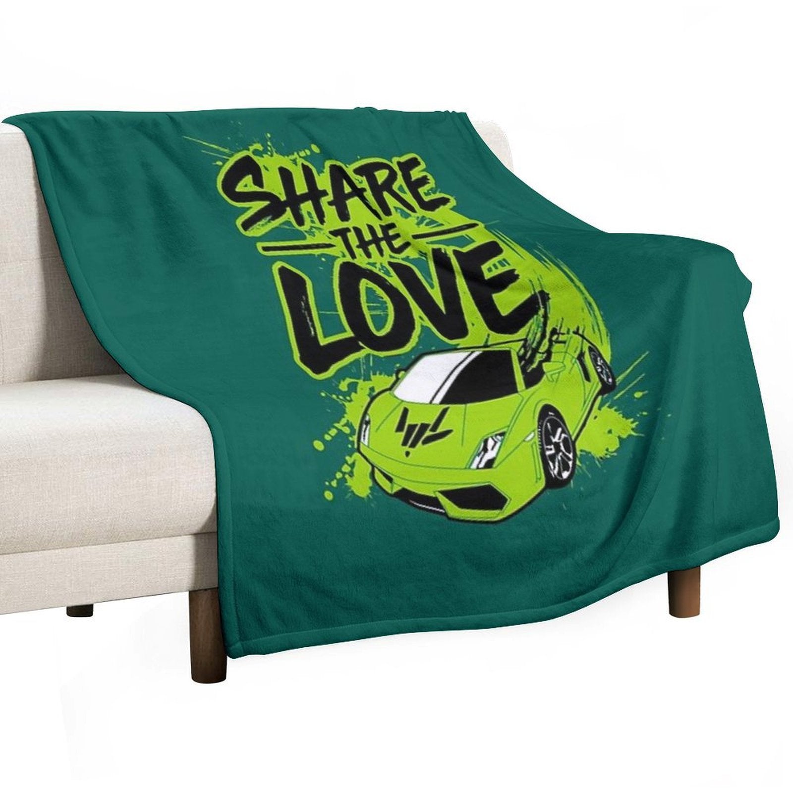 Youth Share The Love Lightweight Throw Blanket