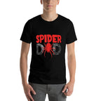 Funny Spider Dad Design For Men Male Parents Spider Lovers  Slim-fit Cut T-Shirt