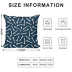 Golf Tees - Navy Soft Durable Construction Throw Pillow