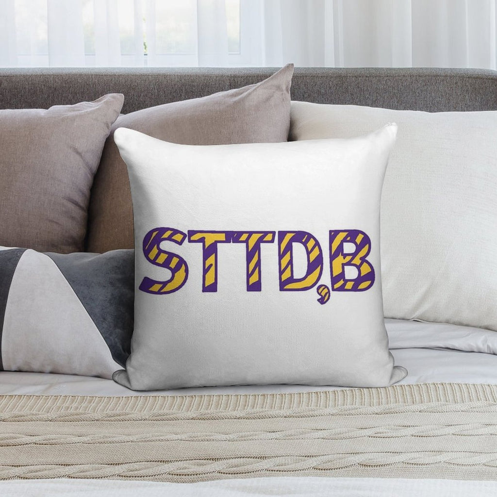 Louisiana Tigers - Neck STTDB Soft Reinforced Edging Throw Pillow