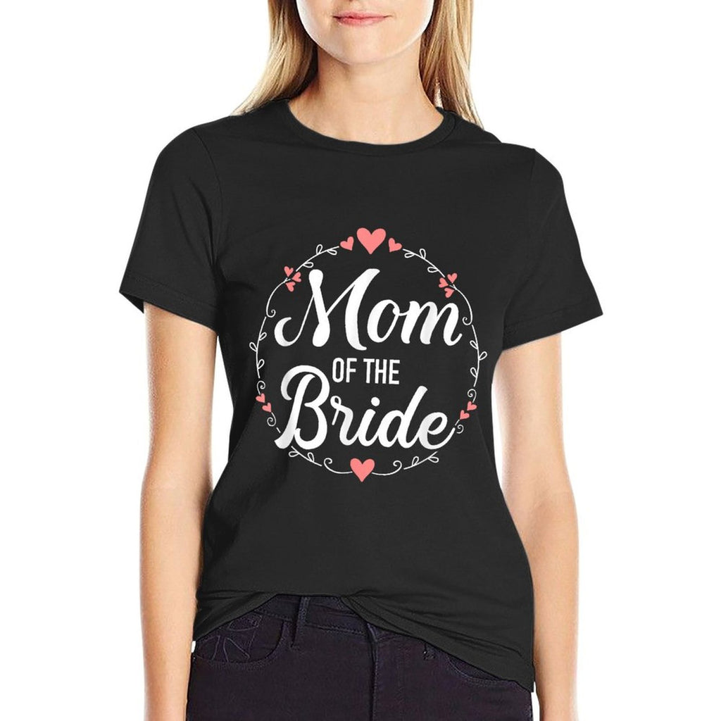 Mom of The Bride Wedding  Trendy Pattern T-Shirt
