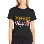 Movie Night Funny Movie And Theater Apparel for Teens Kids  Classic T-Shirt