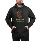 Miller High Life The Champagne Of Beers Girl On Moon Vintage Adjustable Hood Hoodie
