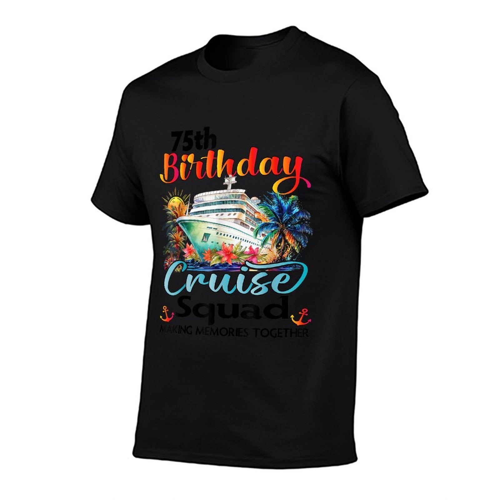 75th Birthday Cruise Squad Friends Family Vacation Matching  Classic T-Shirt