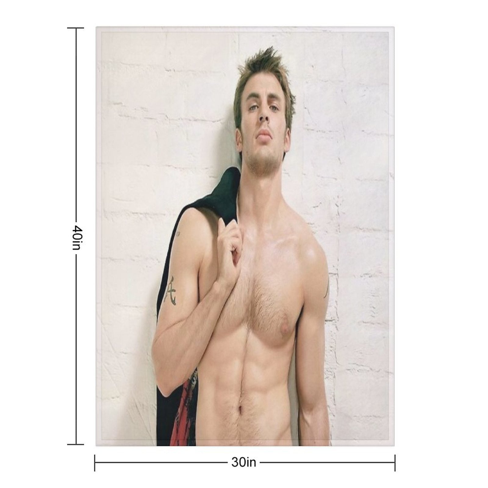 Wallpaper Chris Evans Shrink-resistant Throw Blanket
