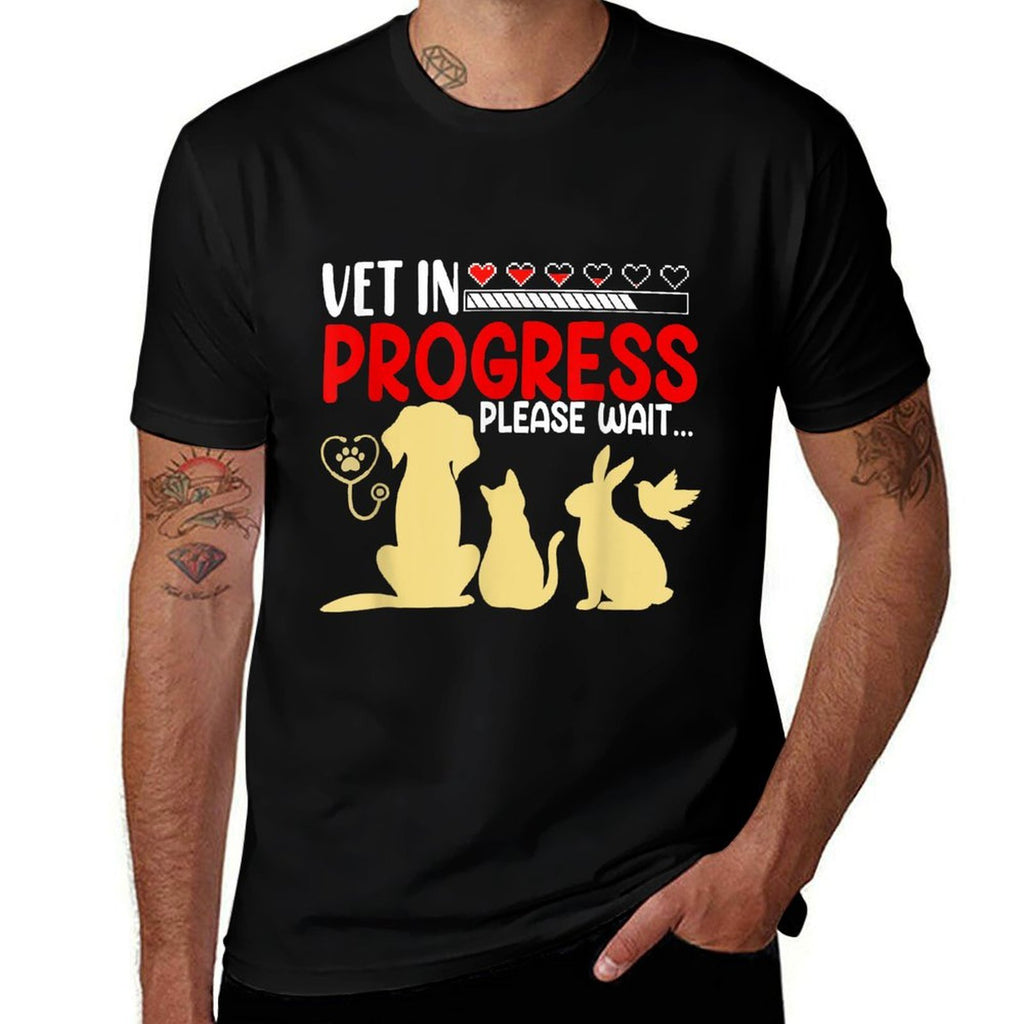 Vet In Progress Medicine Studies Student Veterinary School  Odor-resistant T-Shirt