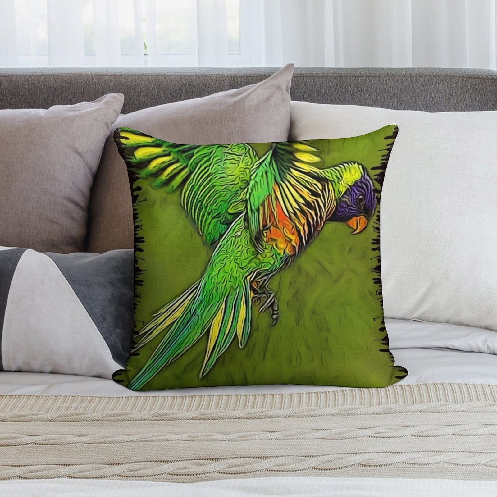 LORIKEET - 5 Soft Warmth Comfort Throw Pillow