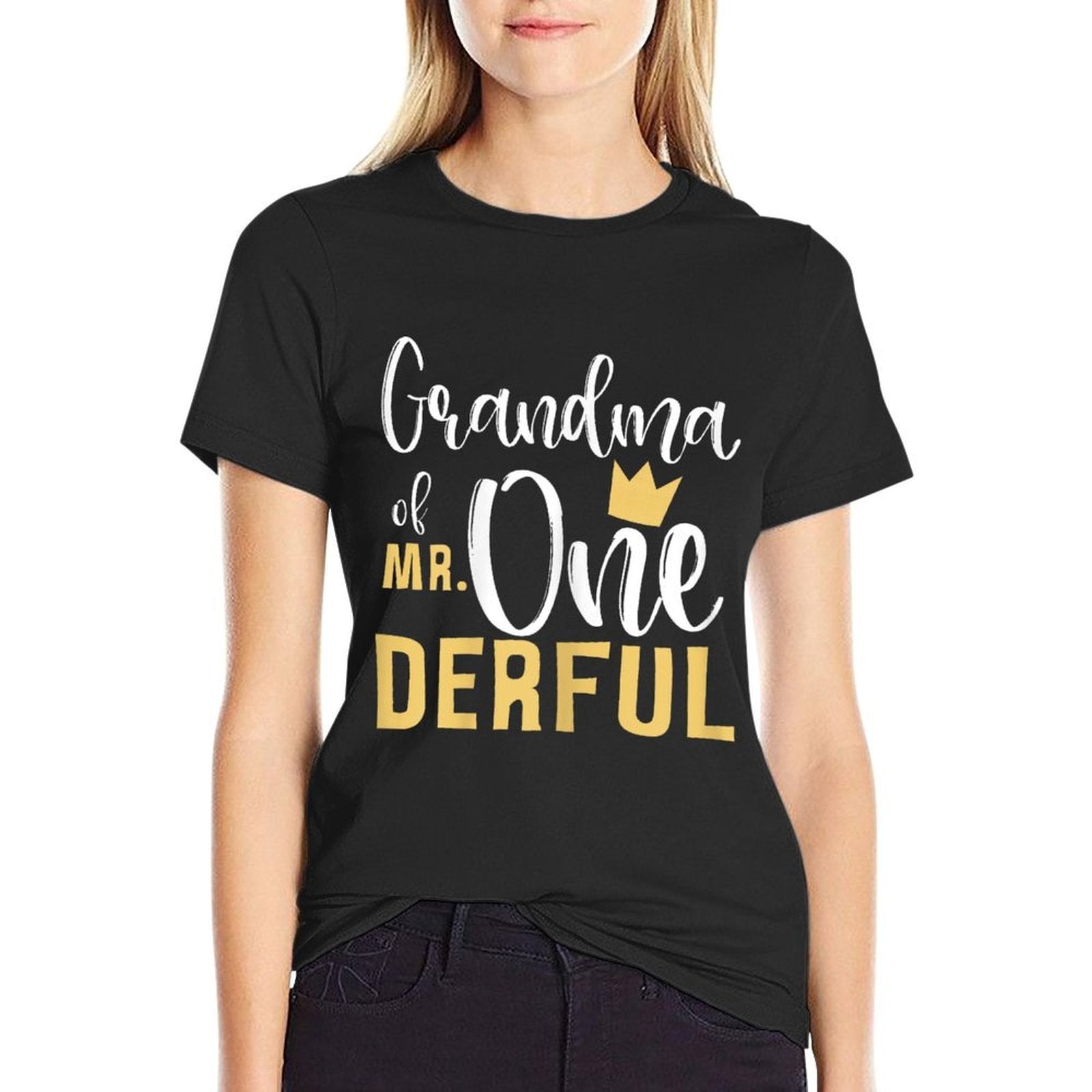 Grandma of Mr Onederful 1st Birthday First One-Derful Party  Soft T-Shirt