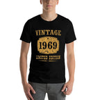 50 Years Old Boy Gifts 50th Birthday Gifts Vintage Graphic Premium  Breathable T-Shirt