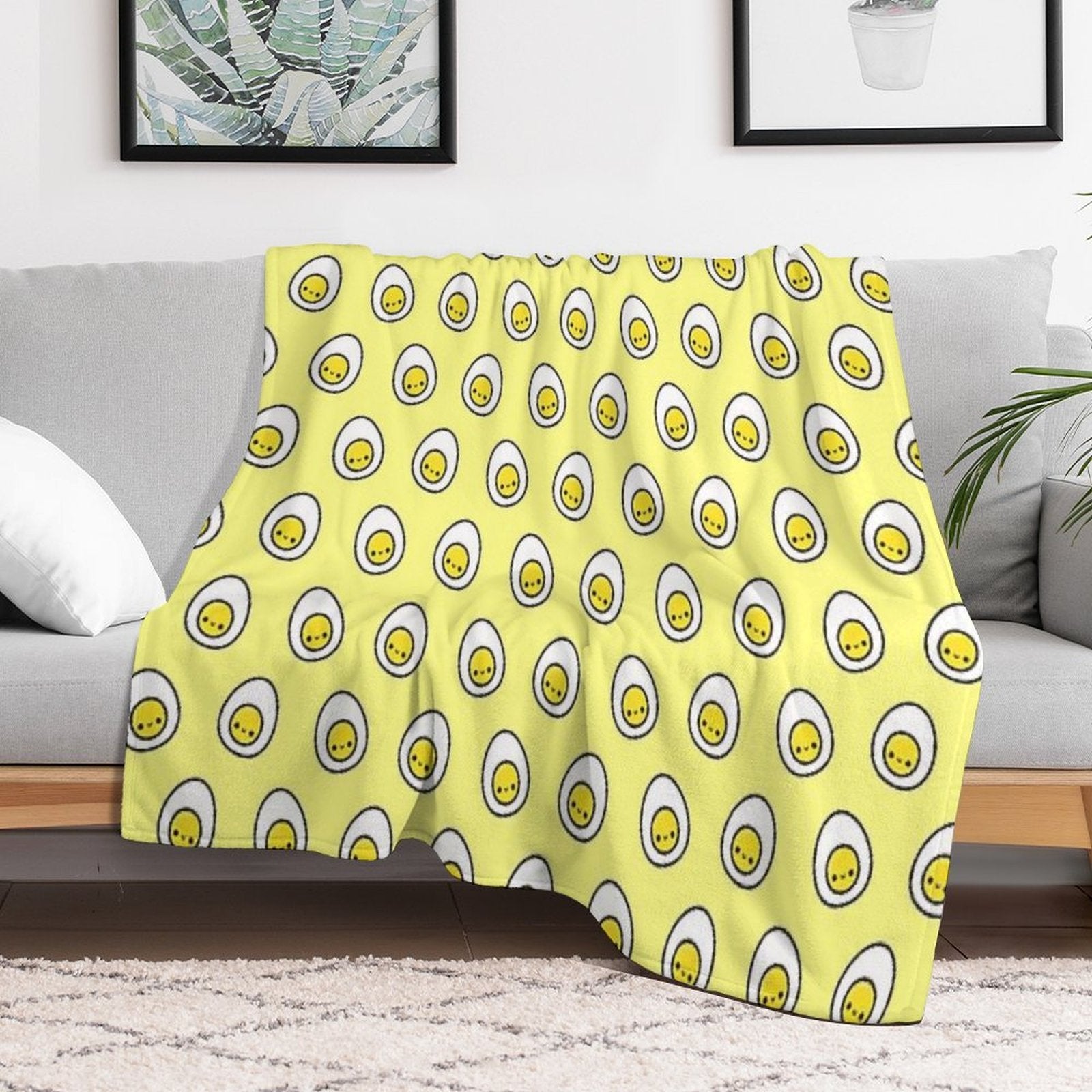 Yummy Egg Compact Throw Blanket