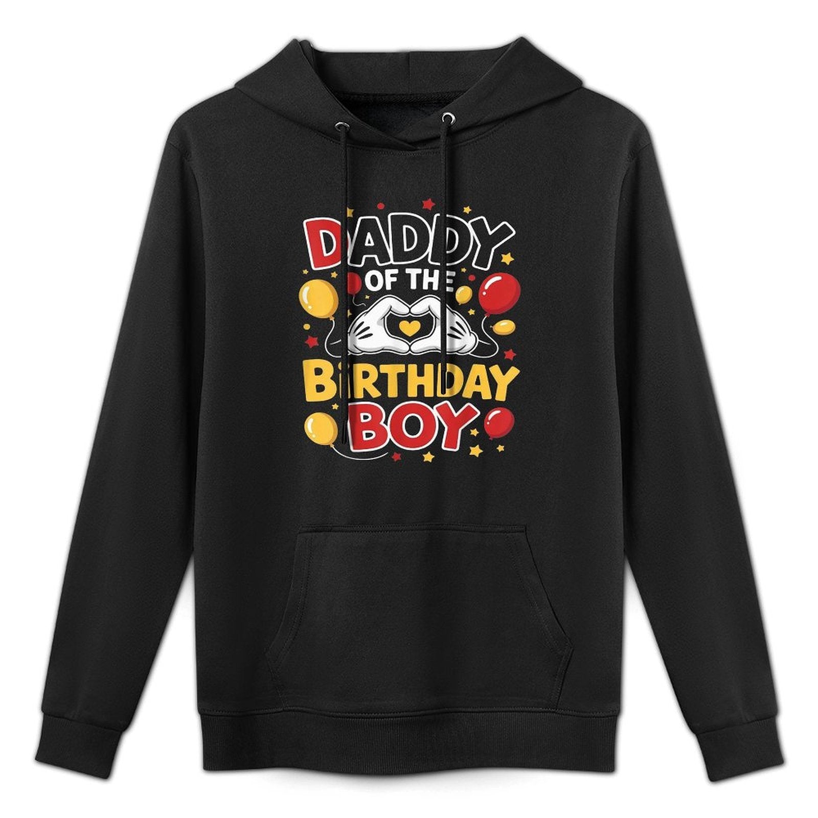 Daddy Of The Birthday Boy Matching Dad Son Family Bday Breathable Fabric Hoodie