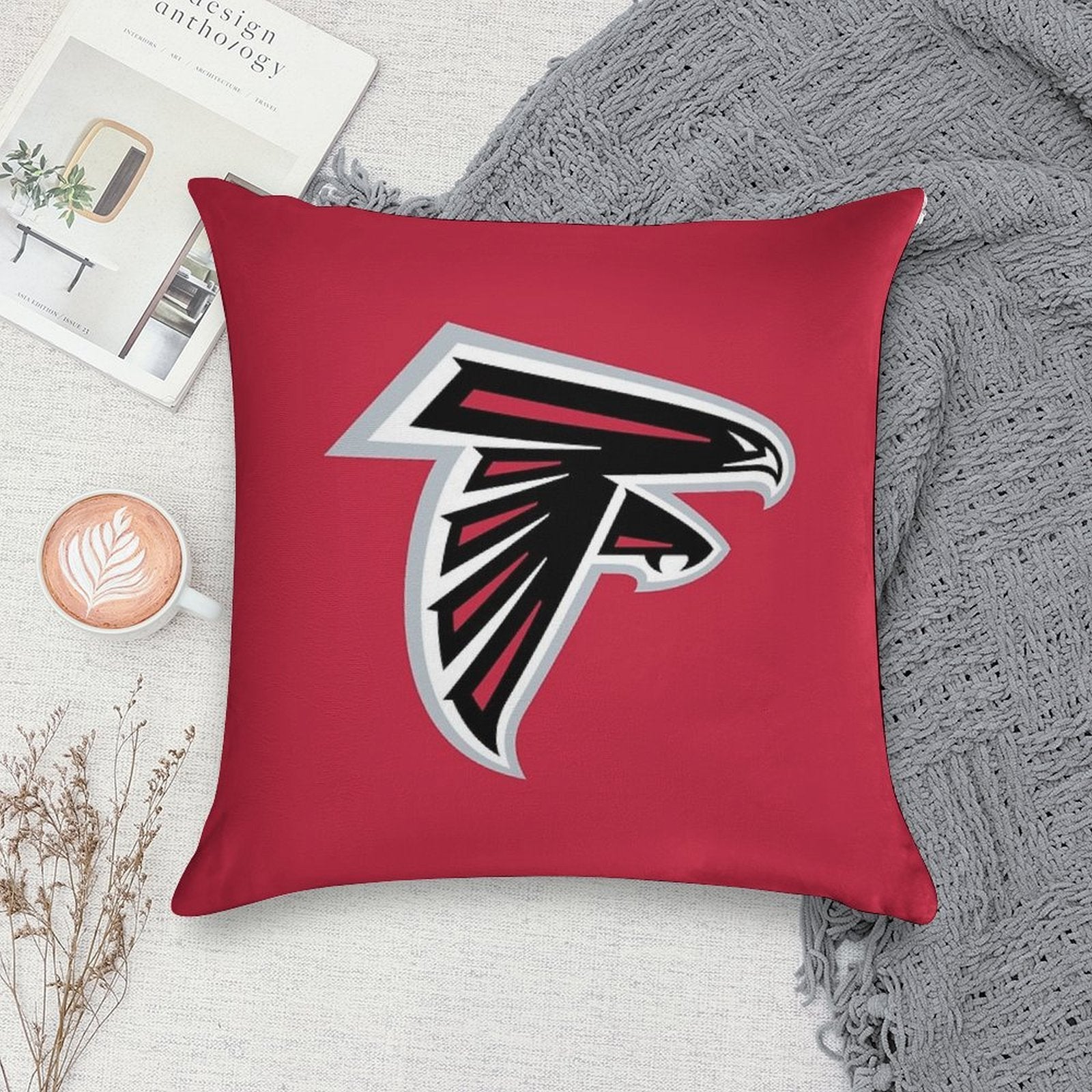 Falcoholic Soft Luxury Feel Throw Pillow