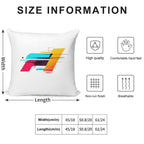 Formula 1 Modern Redesigned Logo Soft Multiple Sizes Throw Pillow