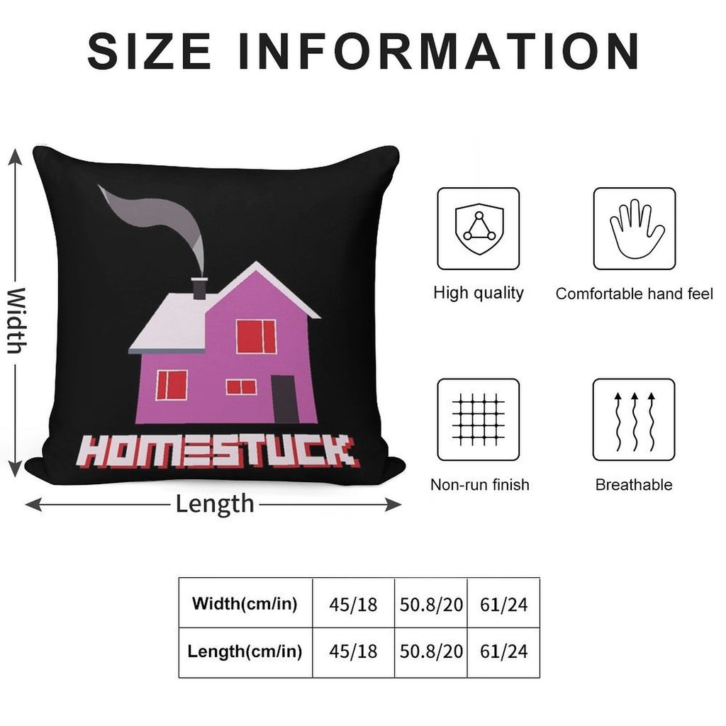 Homestuck Home House Book 4 Colors Soft Fade-Resistant Throw Pillow