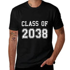 Class Of 2038 Graduation School Future Graduate  Heathered Texture T-Shirt