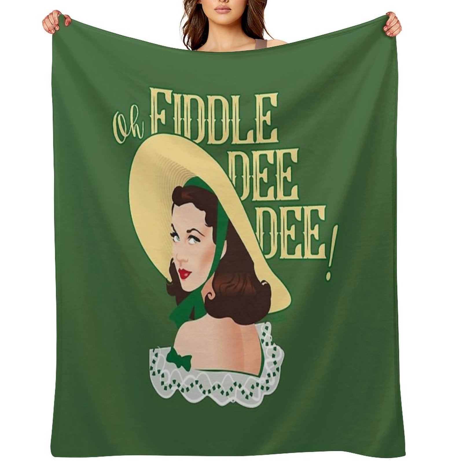 Fiddle-dee-dee! Quick-dry Throw Blanket