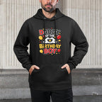 Daddy Of The Birthday Boy Matching Dad Son Family Bday Breathable Fabric Hoodie