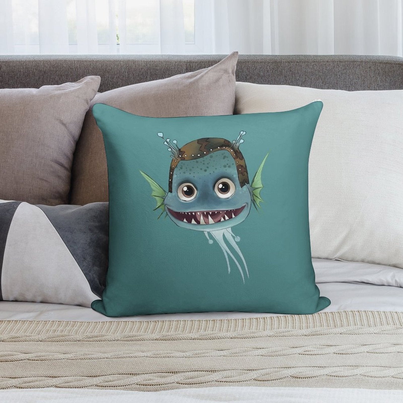 Minion Soft High-Density Material Throw Pillow