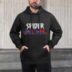 Birthday Party Spider Outfit Spider Grandma Women Shape Retention Hoodie