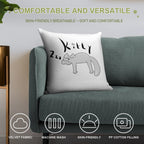 SIMONS Kitty CAT Taking A Nap Soft Reinforced Edging Throw Pillow