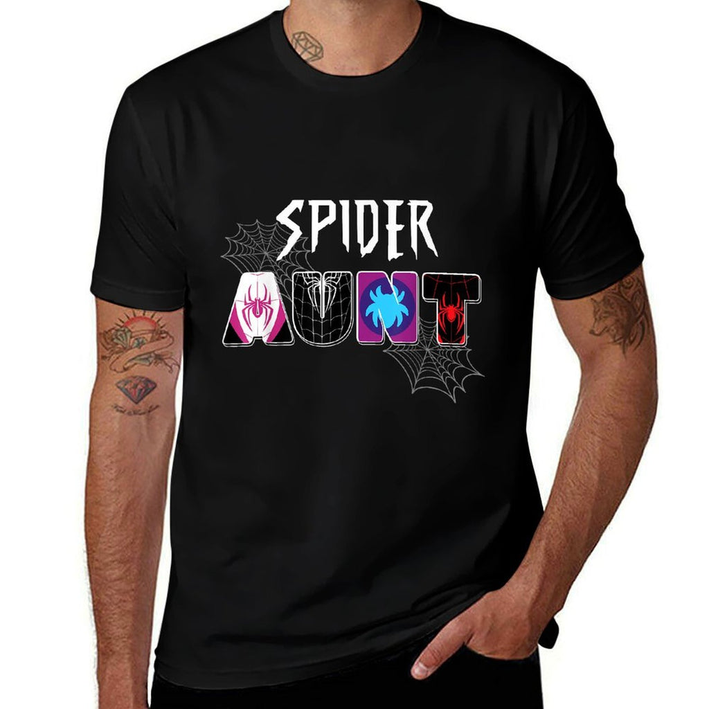 Birthday Party Spider Outfit Spider Aunt Women Girls  Relaxed-fit T-Shirt