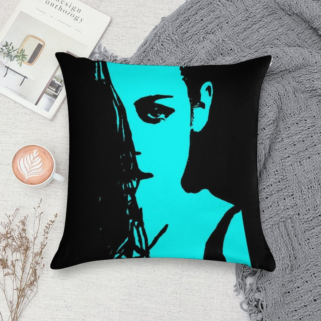 Kristen Stewart Soft Reinforced Edging Throw Pillow
