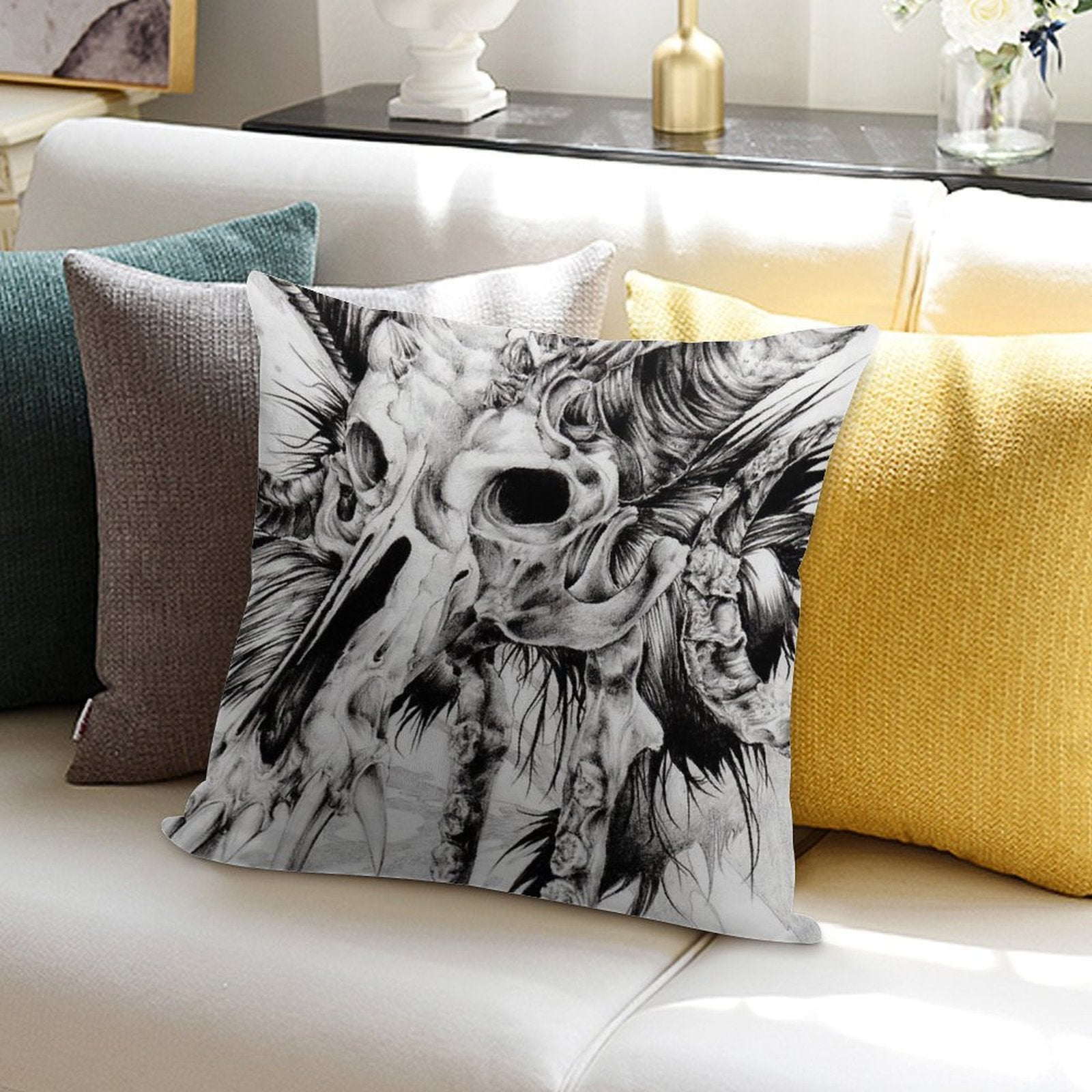 Capricorn Soft Luxury Feel Throw Pillow