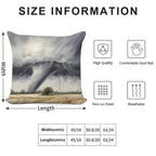 Tornado over Field Soft Multiple Sizes Throw Pillow