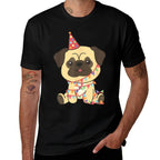 Birthday Pug For Children A Birthday Pug  Slim-fit Cut T-Shirt