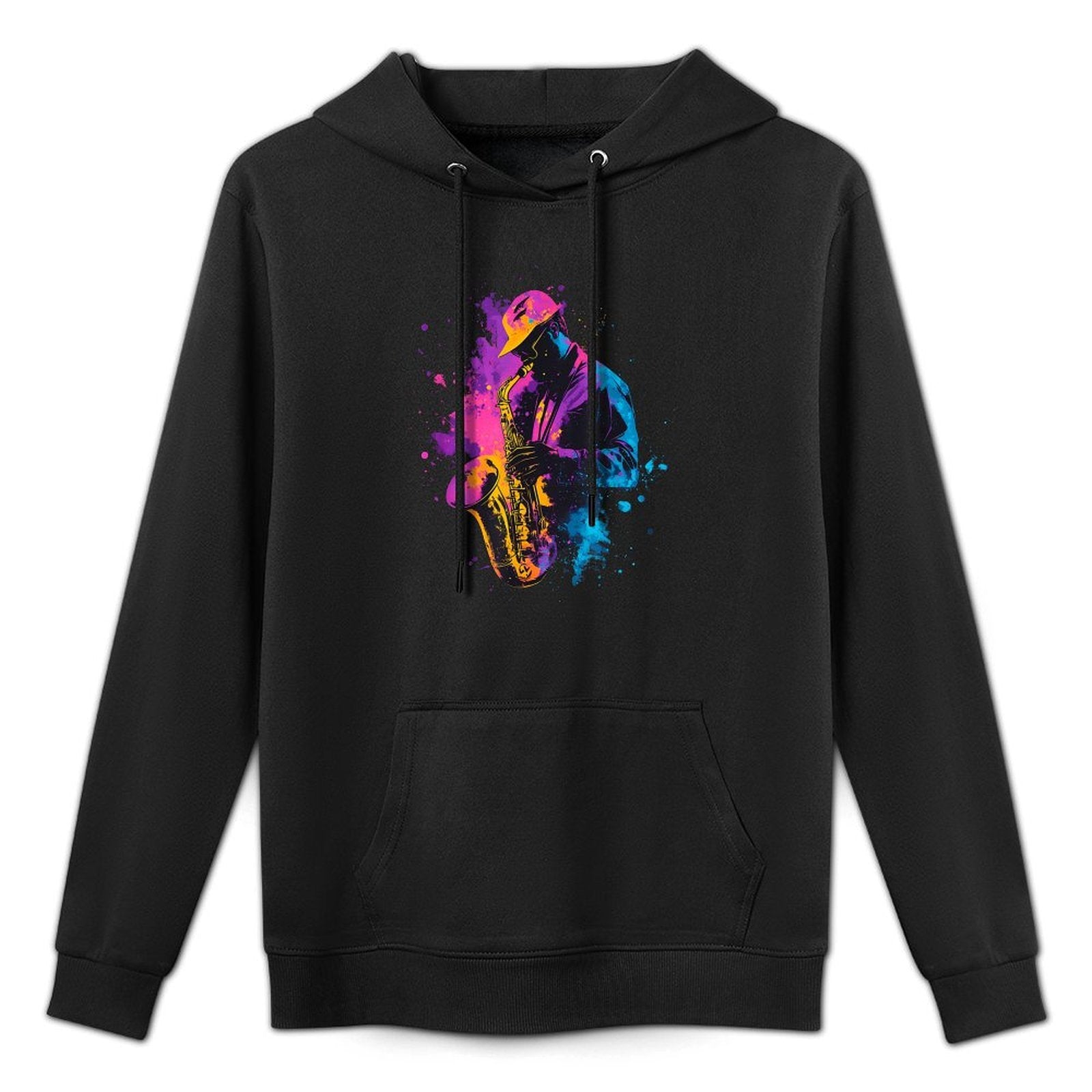 Colorful Saxophone Saxophonist Musician Music Lover Easy Care Hoodie