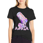 Happy Pills Pastel Goth Kawaii Yami Unicorn Otaku Women  Wrinkle-resistant T-Shirt
