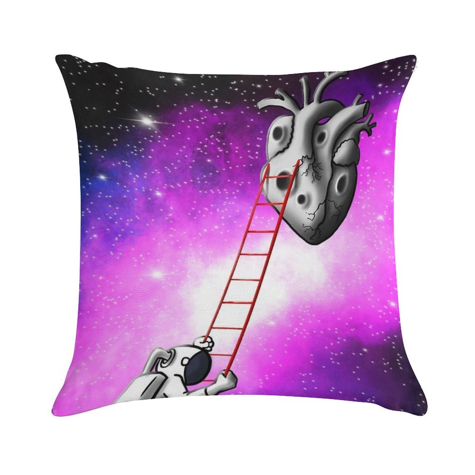 Expedition to The Heart Soft Reinforced Edging Throw Pillow