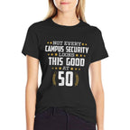 Campus Security 50th Birthday  Trendy Pattern T-Shirt