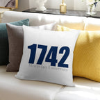 Moravian University 5 Soft Fade-Resistant Throw Pillow